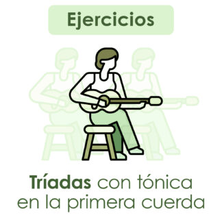 Ejercicios - Tríadas con tónica en primera cuerda