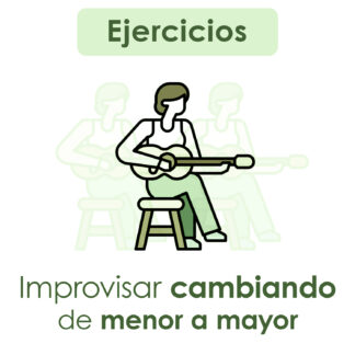 Improvisar cambiando de menor a mayor