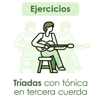 Ejercicios - tríadas con tónica en cuerda tres