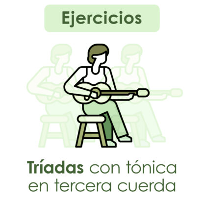 Ejercicios - tríadas con tónica en cuerda tres
