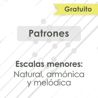 Patrones de las escalas menores